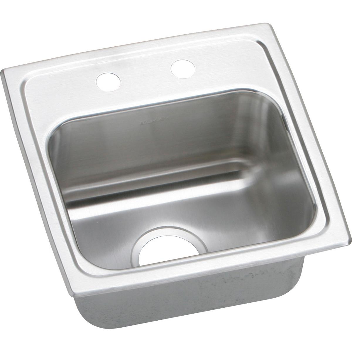 lustrous satin drop-in bar sink