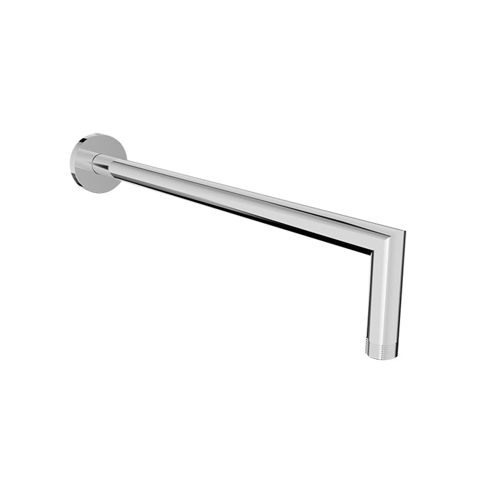 chrome shower arm