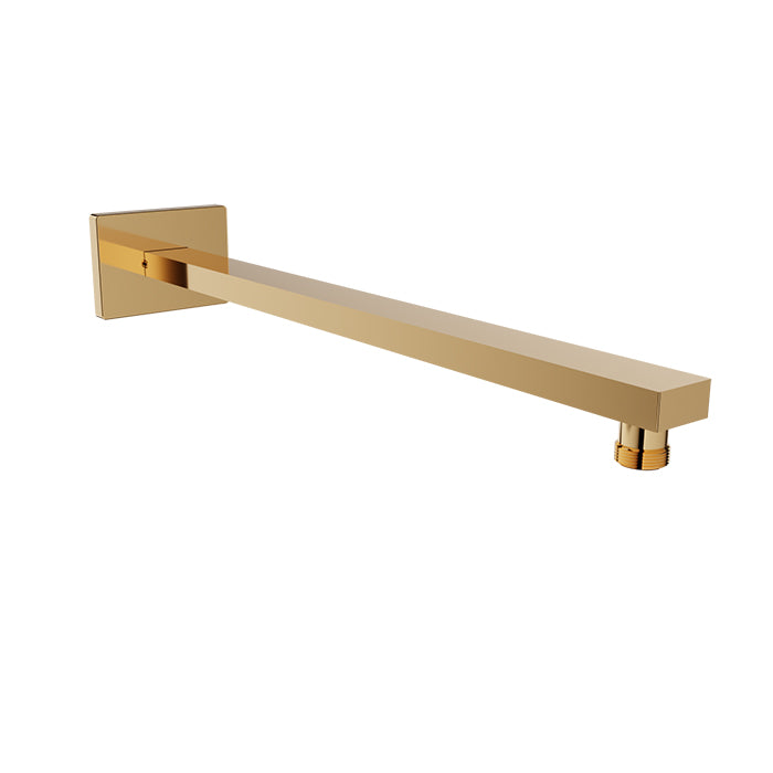 Baril Shower Components 16 inch Square Shower Arm with Flange