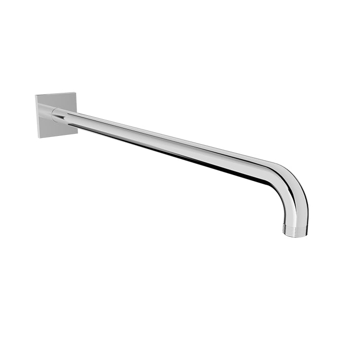 chrome shower arm