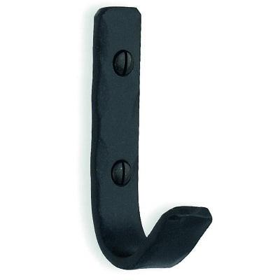 black wrought iron coat hook