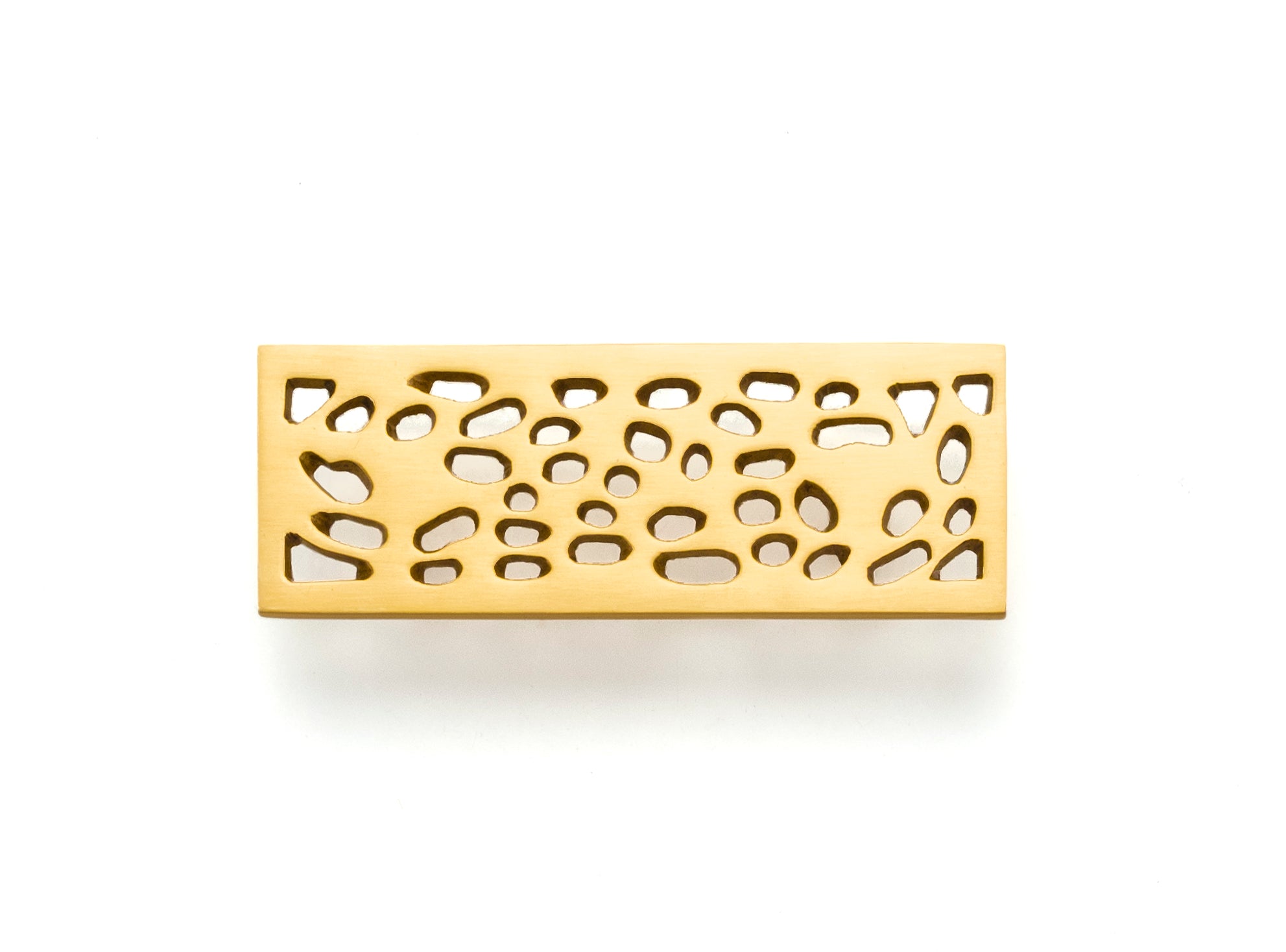 satin brass pull