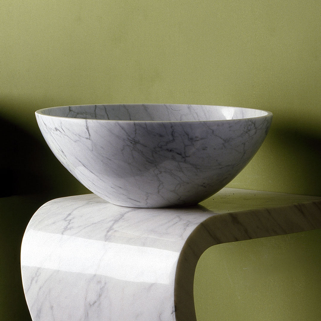 carara marble sink
