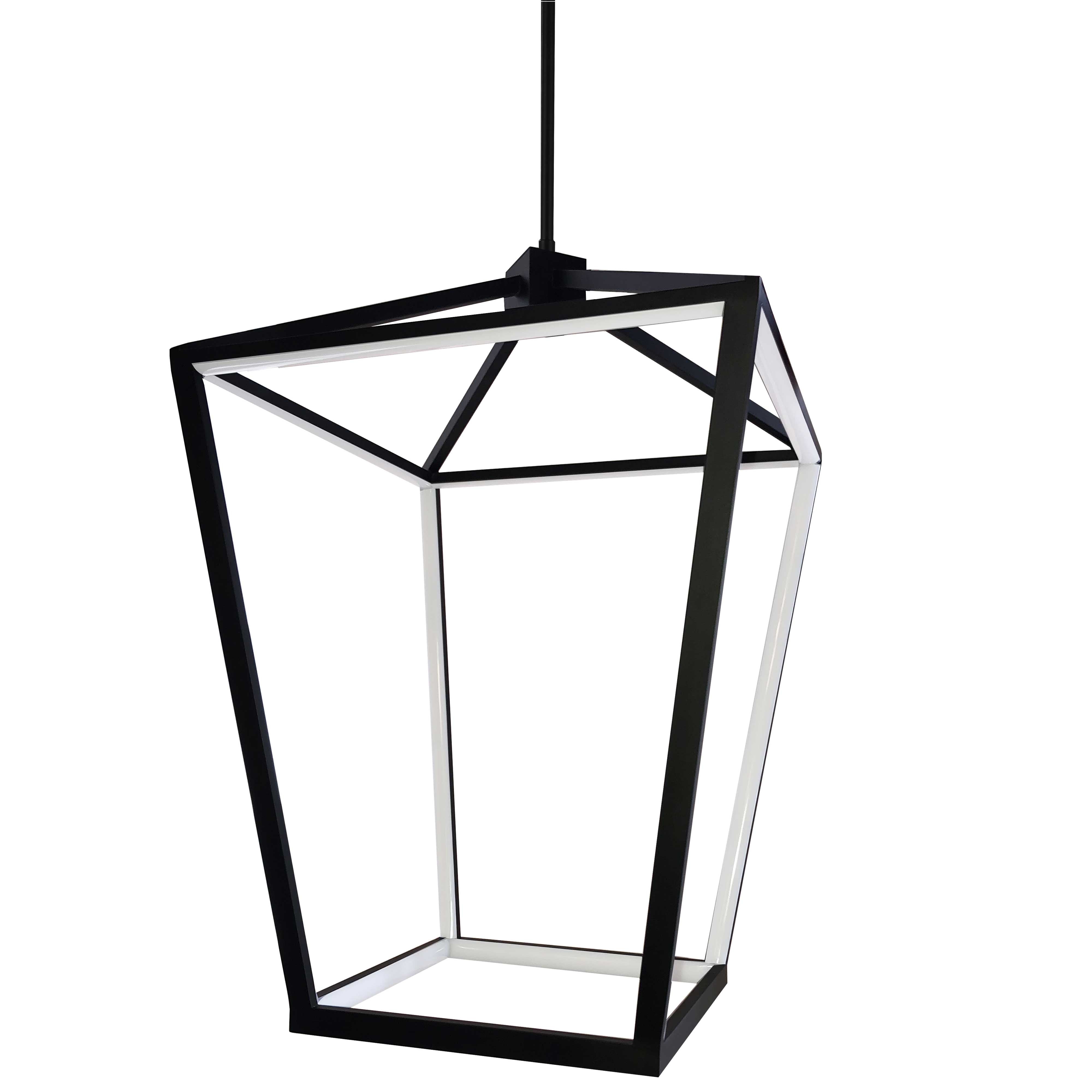 Dainolite 64W Chandelier with White Diffuser