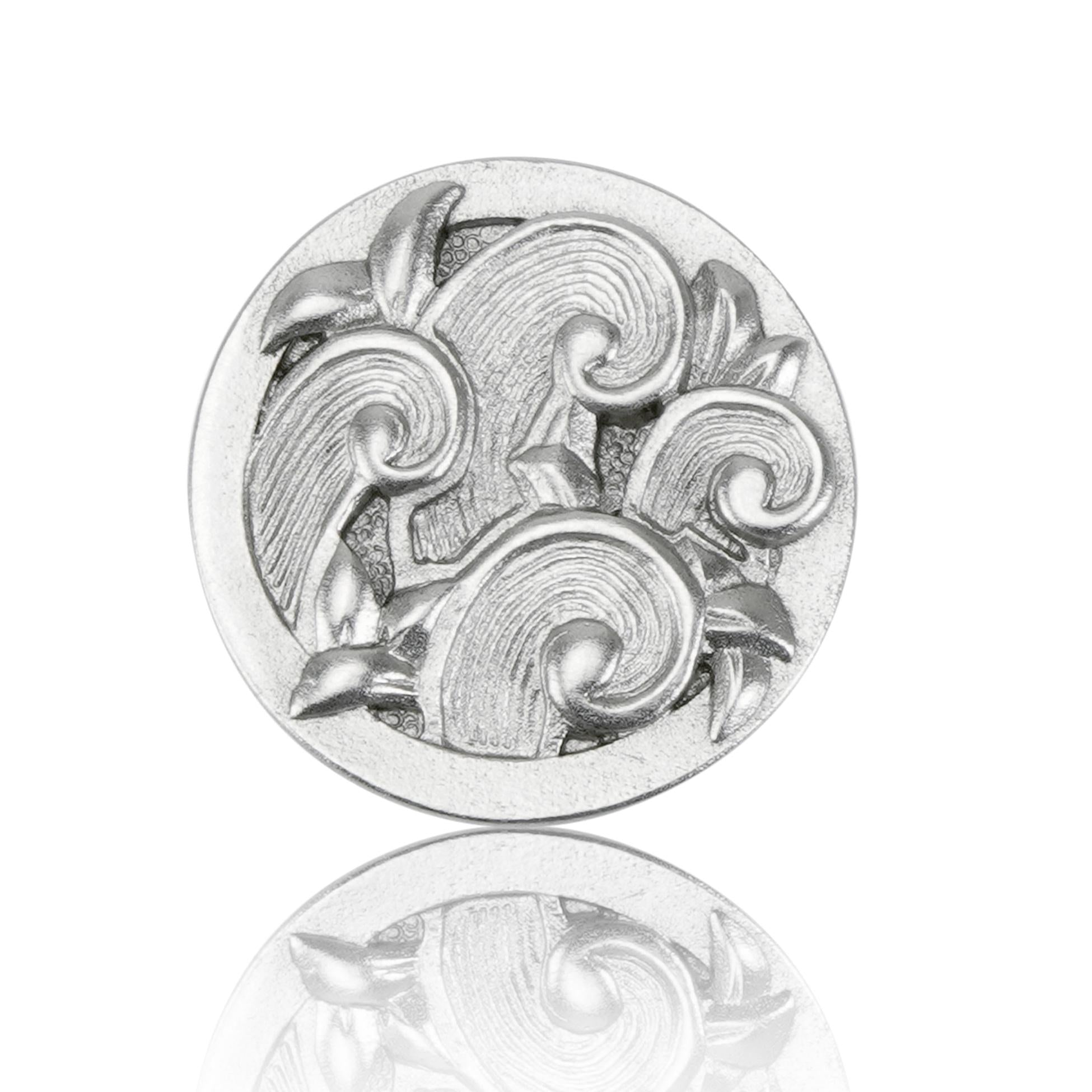 satin nickel knob
