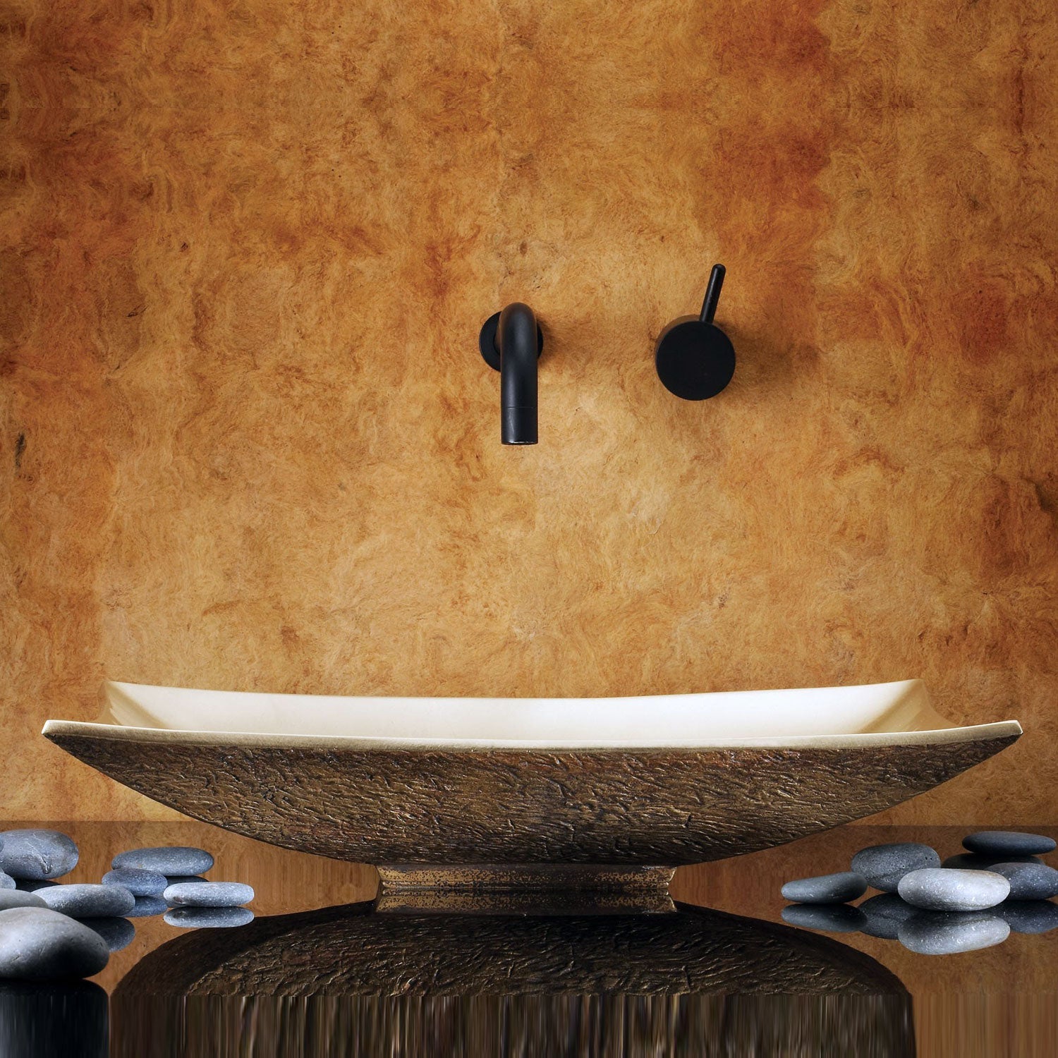 golden bronze sink