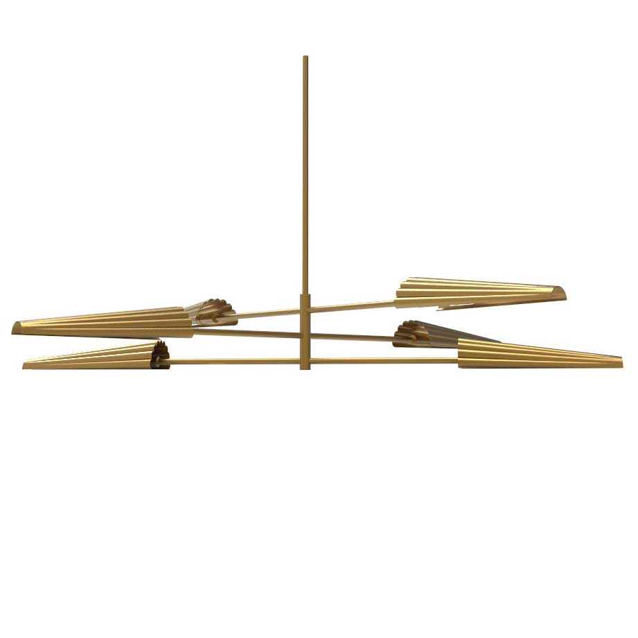 aged brass chandeliers