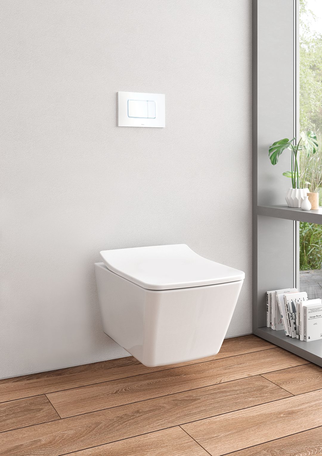 matte silver toilet