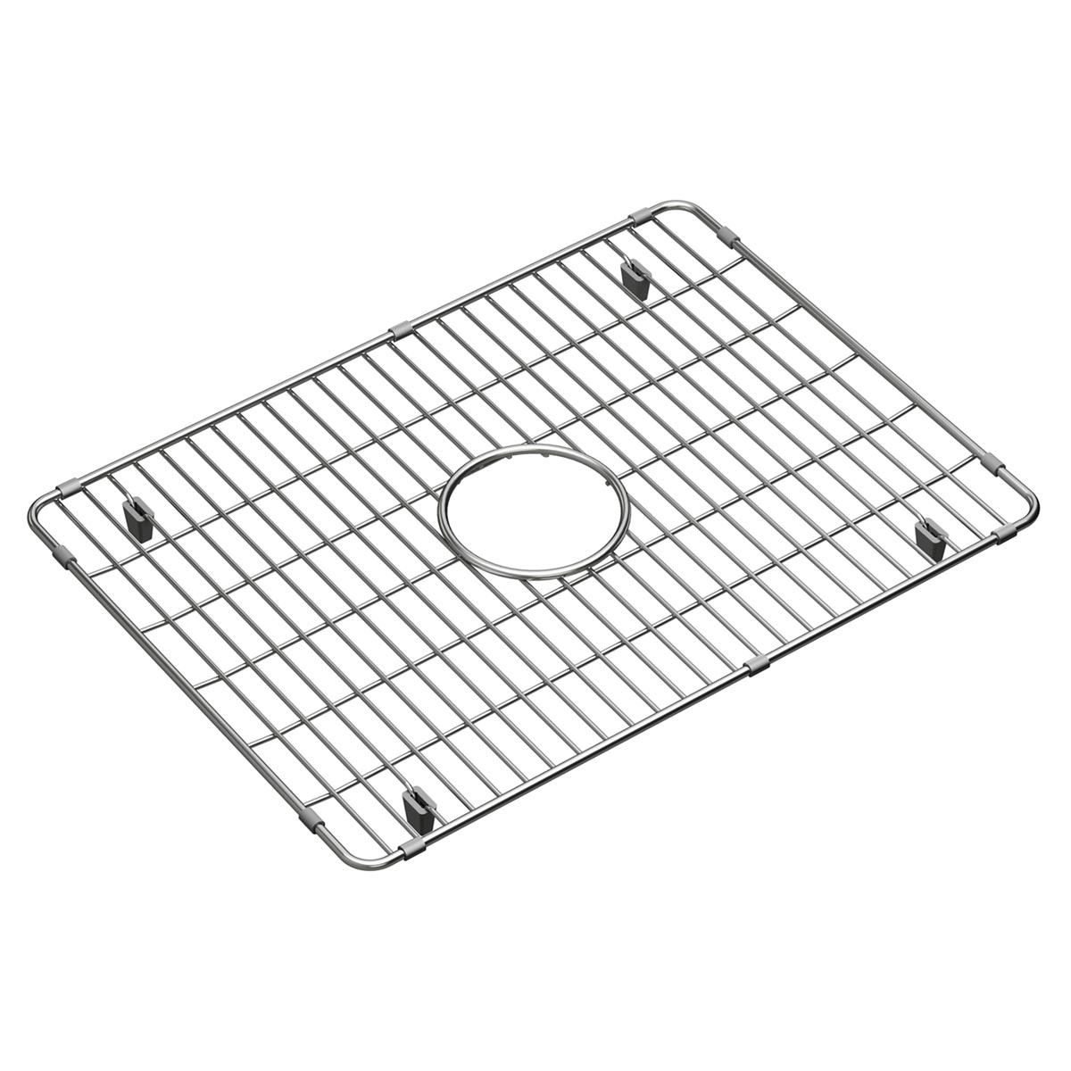 polished stainless steel bottom grid