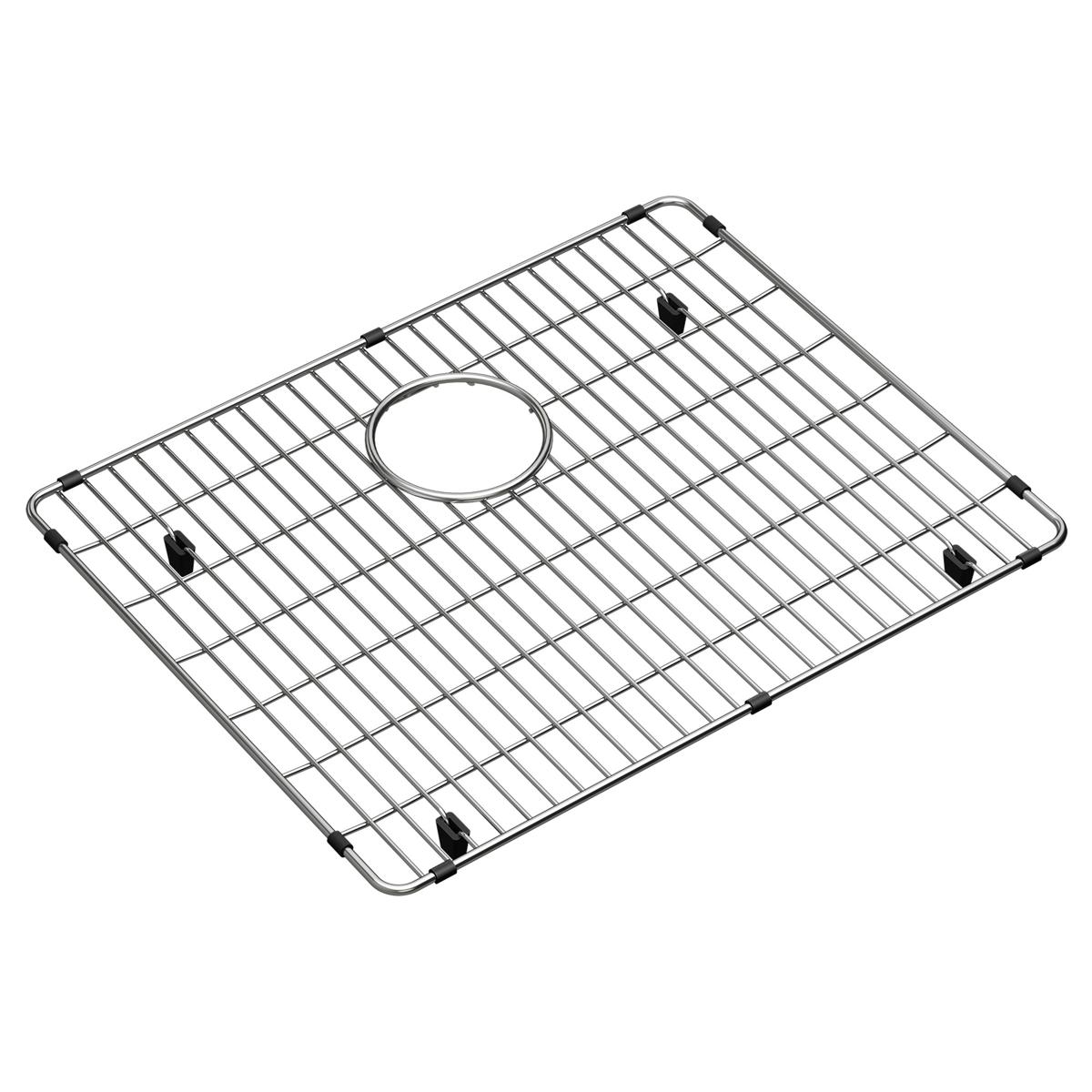 polished stainless steel bottom grid