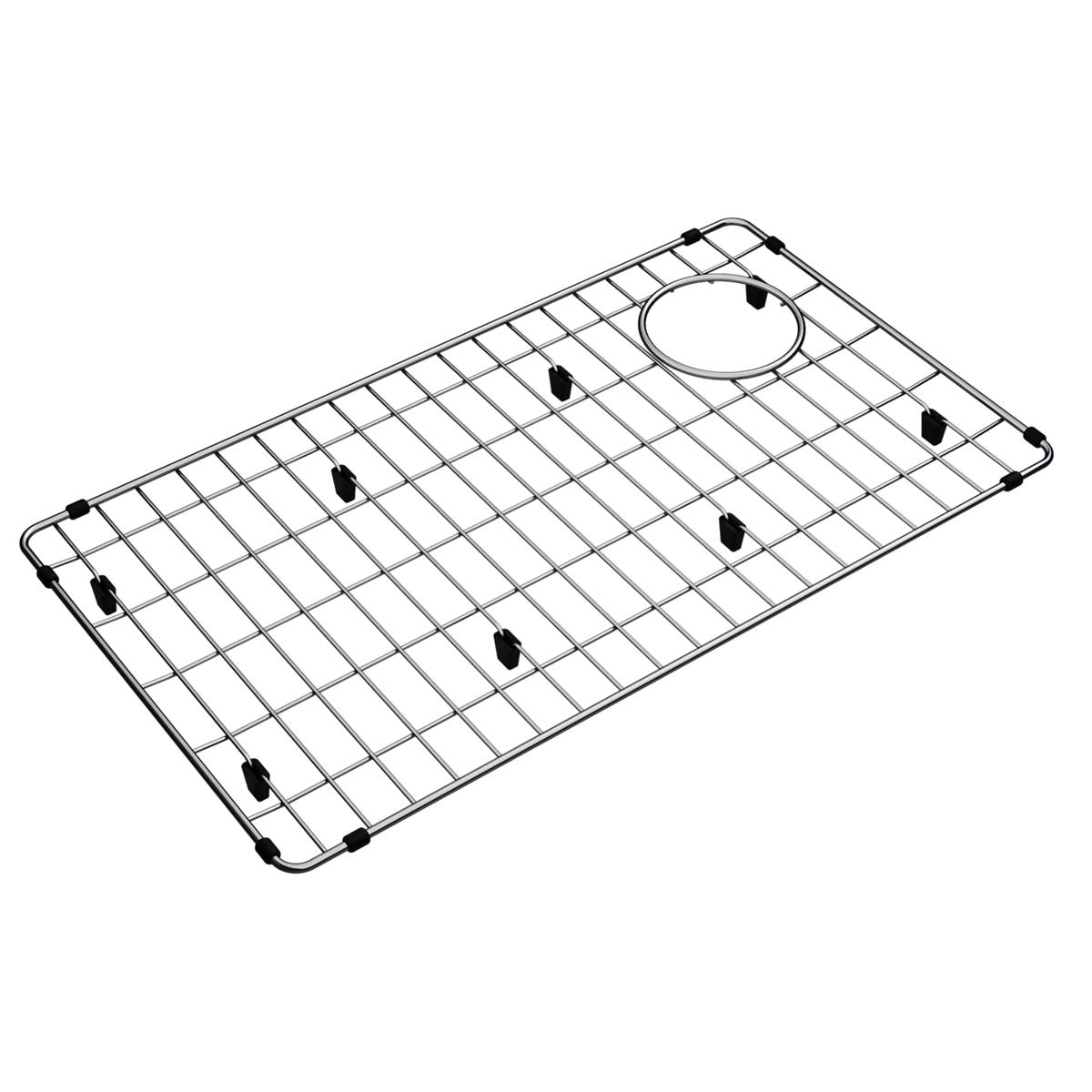 polished stainless steel bottom grid