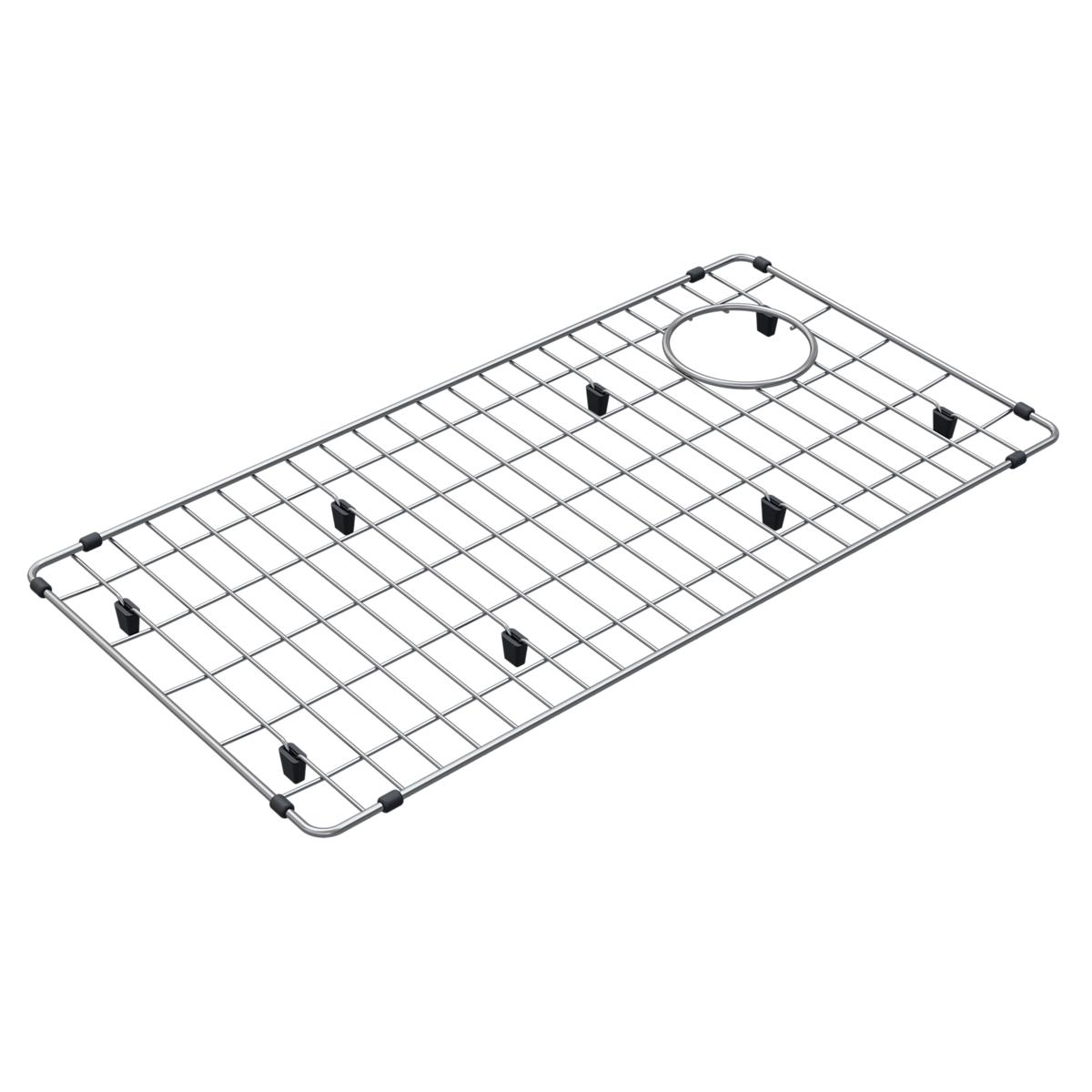 polished stainless steel bottom grid