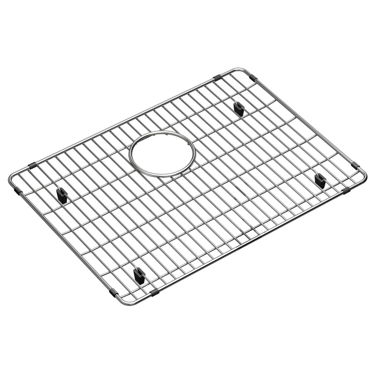 polished stainless steel bottom grid