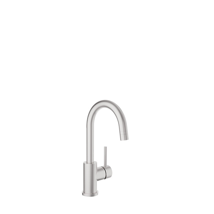 Baril Unick Single Hole Bar/Prep Kitchen Faucet with Dual Spray