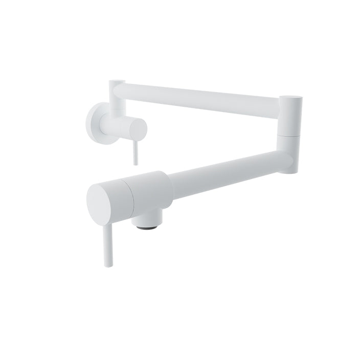 Baril Unick Single Hole Wall Mounted Pot Filler with Two Handles
