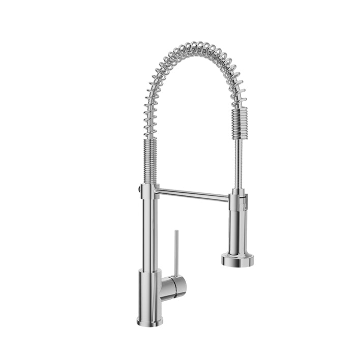 chrome kitchen faucet