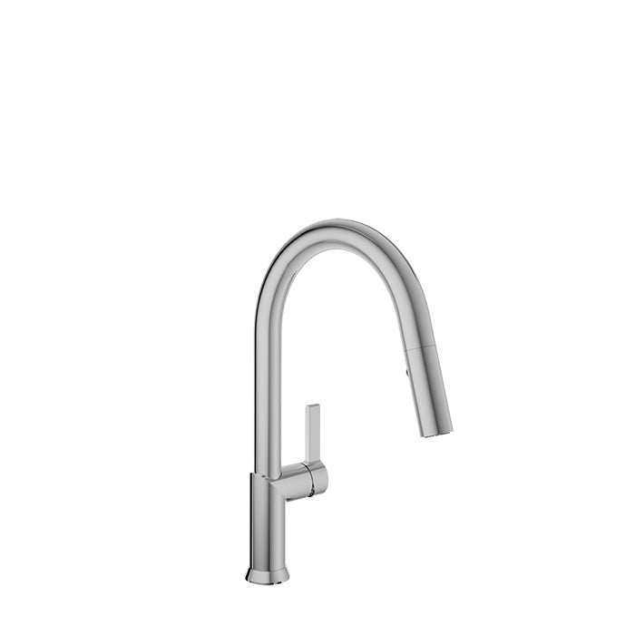 chrome kitchen faucet