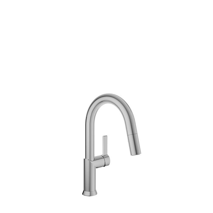 chrome kitchen faucet