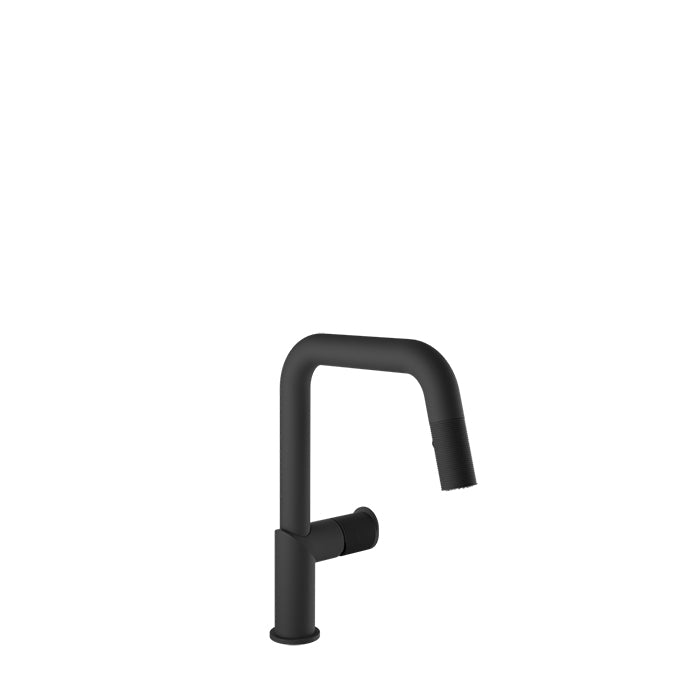 Baril Vision Single Hole Kitchen Faucet with 2-Function Pull-Down Spray