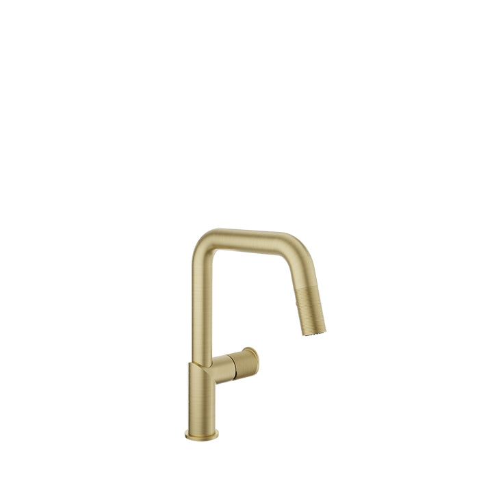 Baril Vision Single Hole Kitchen Faucet with 2-Function Pull-Down Spray