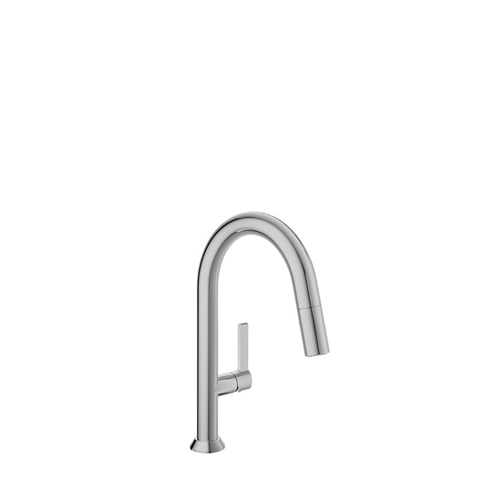 chrome kitchen faucet