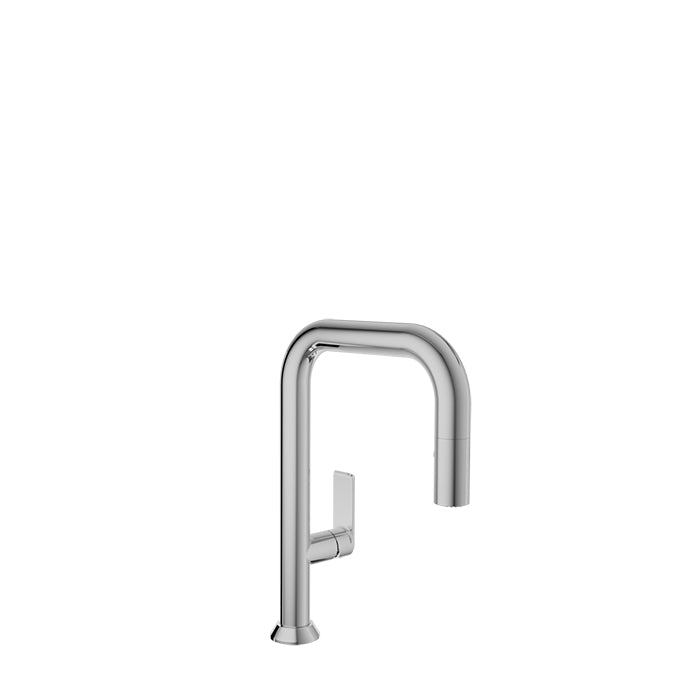 chrome kitchen faucet