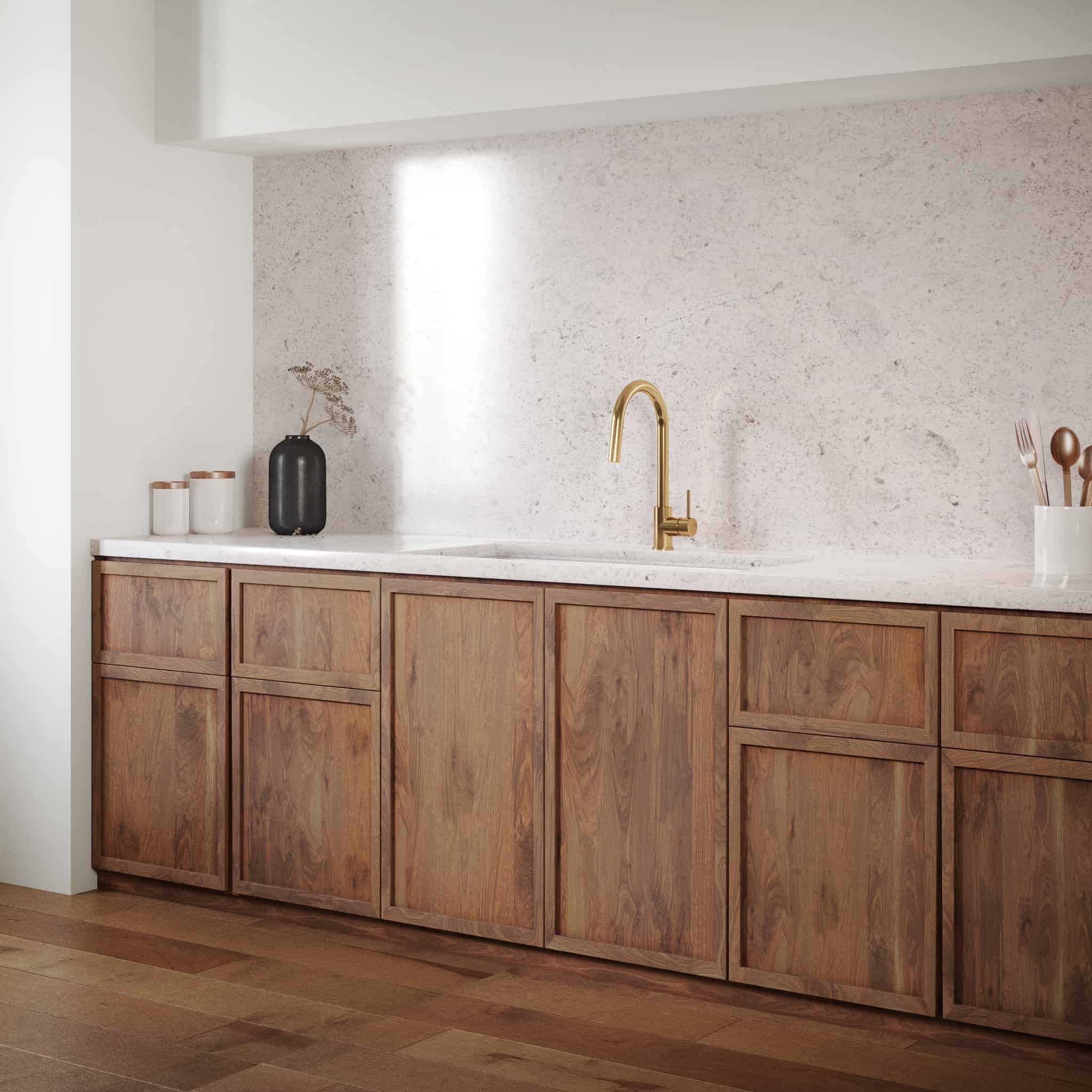 gold kitchen faucet