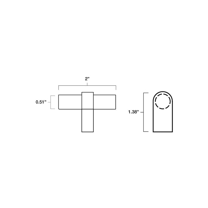 knob dimension