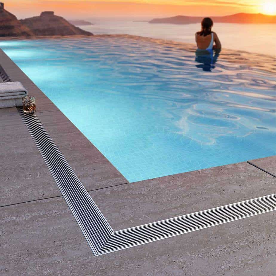 satin linear drain