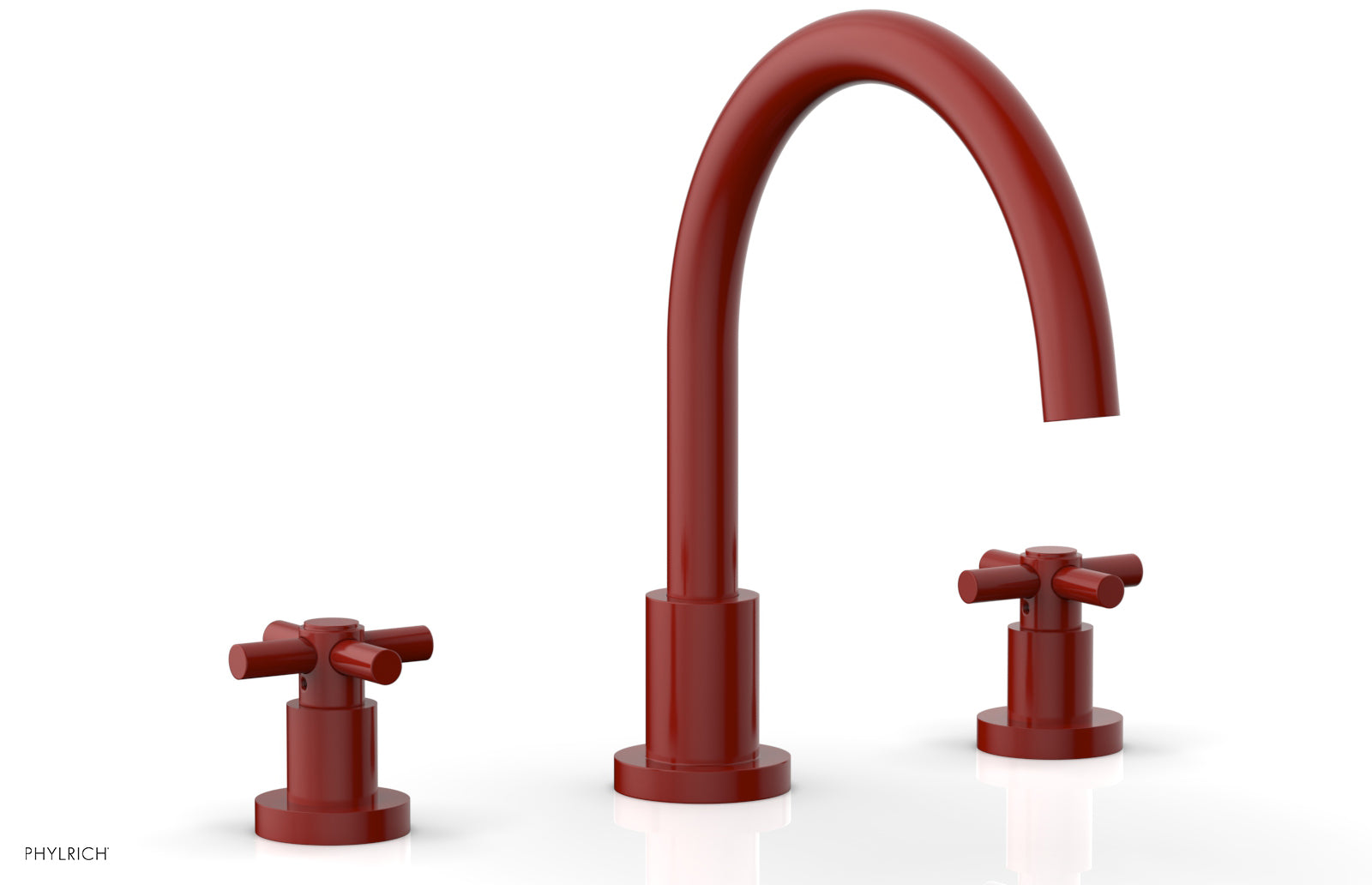 Phylrich BASIC Deck Tub Set - Tubular Cross Handles