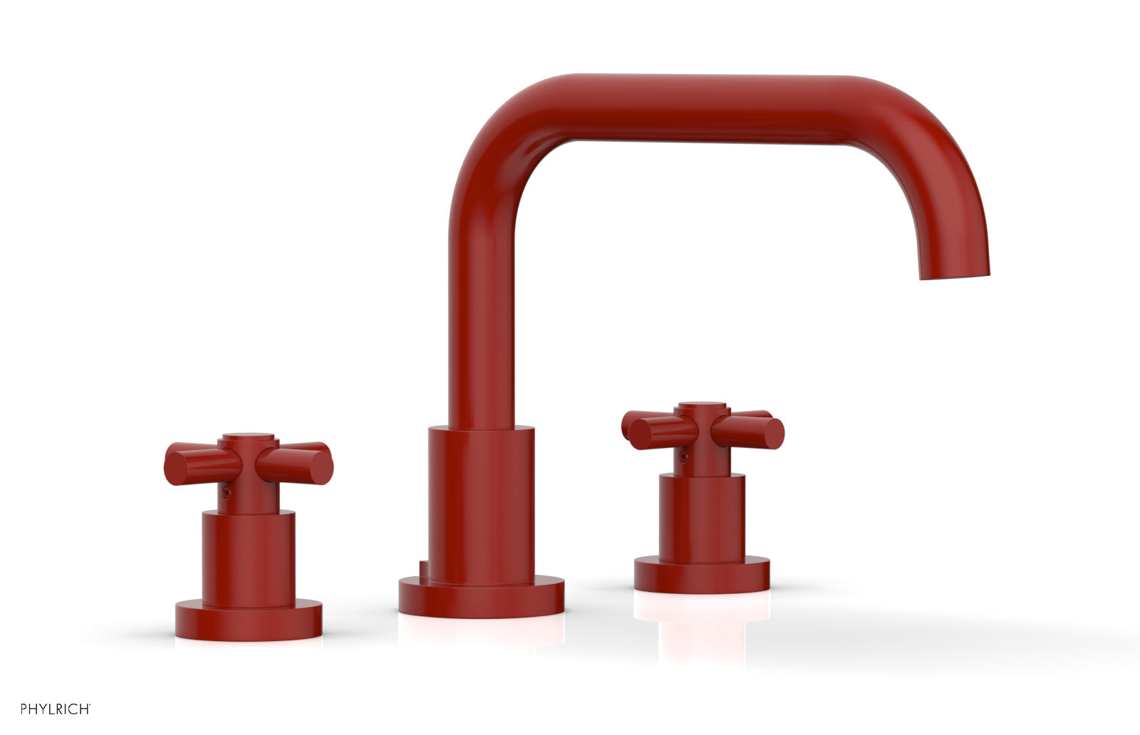 Phylrich BASIC Deck Tub Set - Tubular Cross Handles