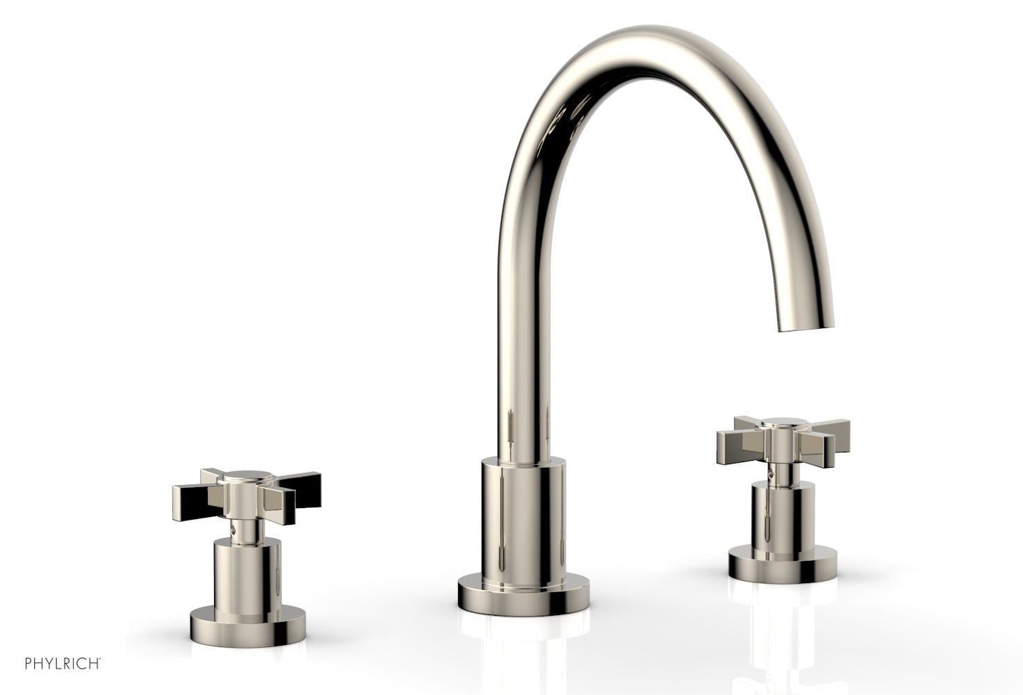 Phylrich BASIC Deck Tub Set - Blade Cross Handles