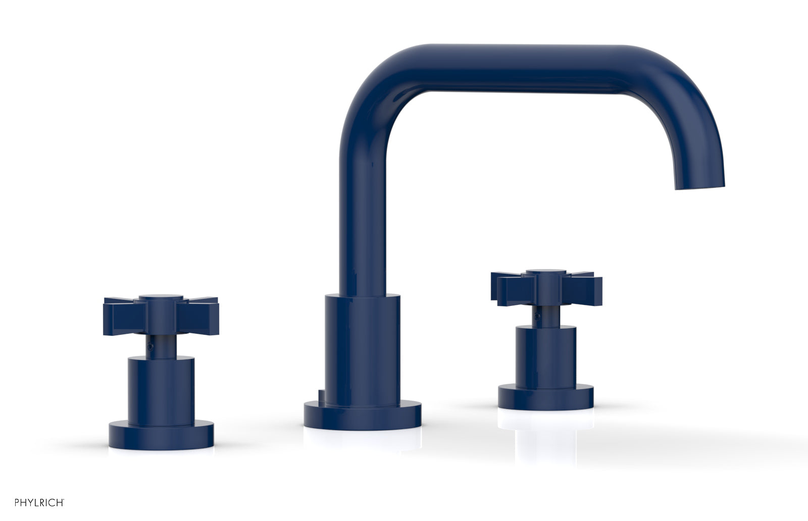 Phylrich BASIC Deck Tub Set - Blade Cross Handles