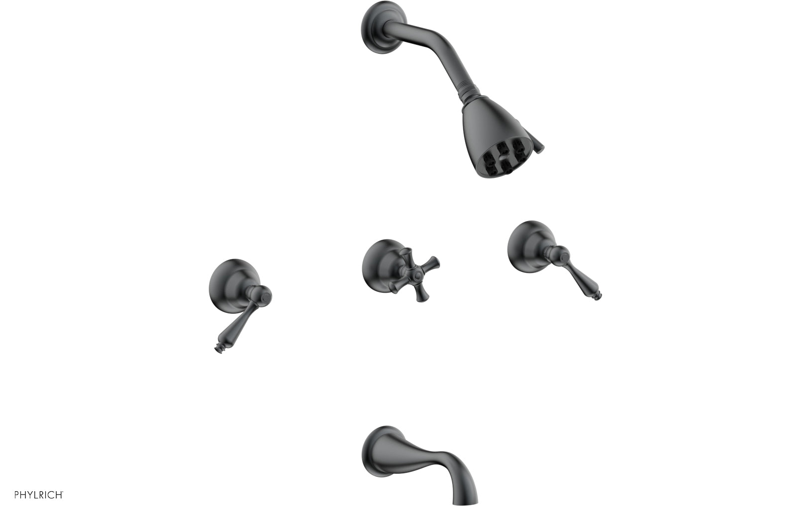 Phylrich REVERE & SAVANNAH Three Handle Tub and Shower Set