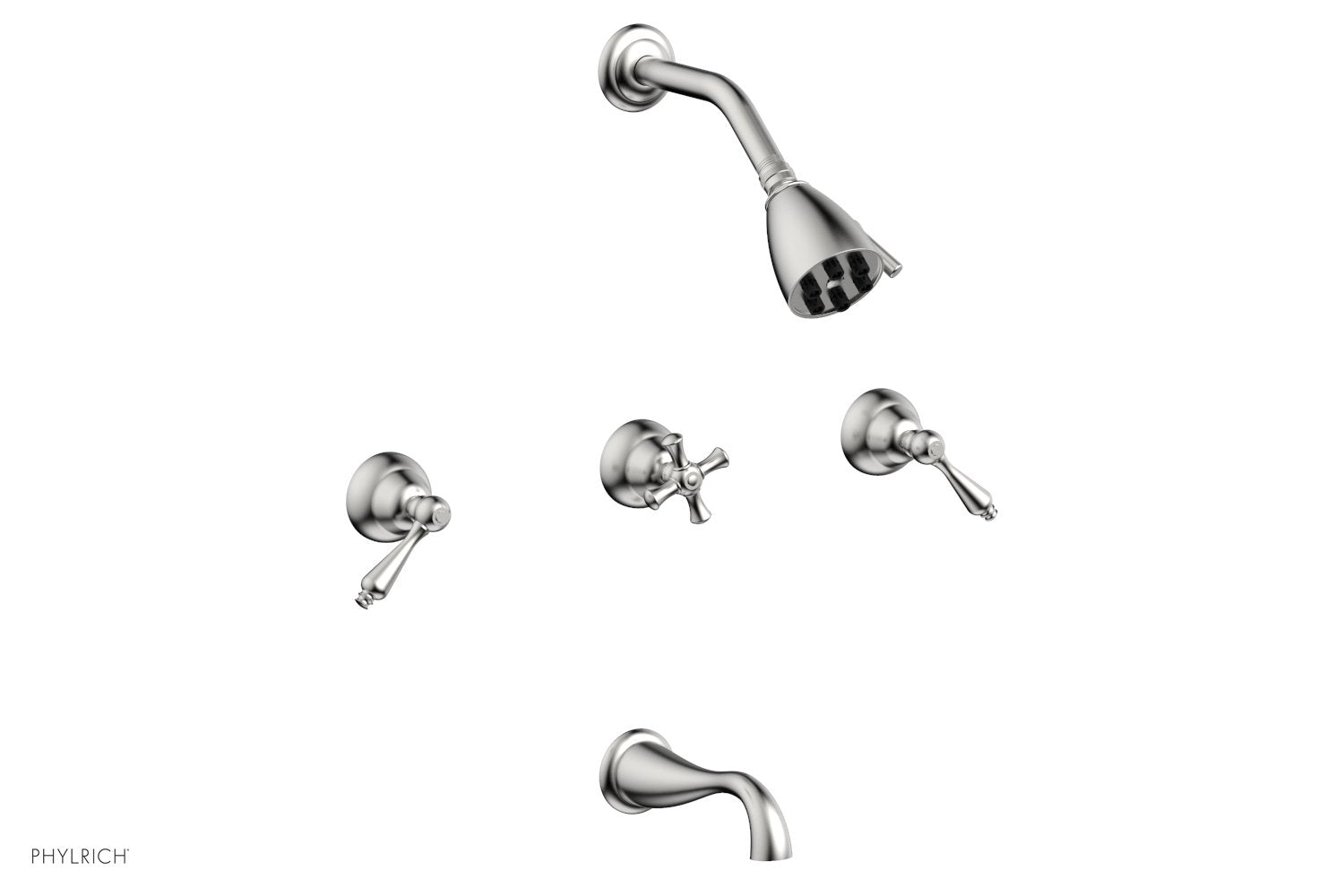 Phylrich REVERE & SAVANNAH Three Handle Tub and Shower Set
