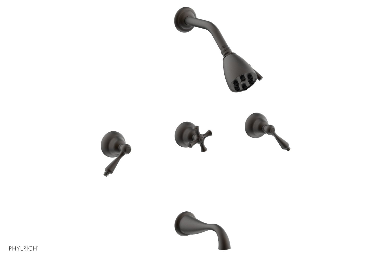 Phylrich REVERE & SAVANNAH Three Handle Tub and Shower Set