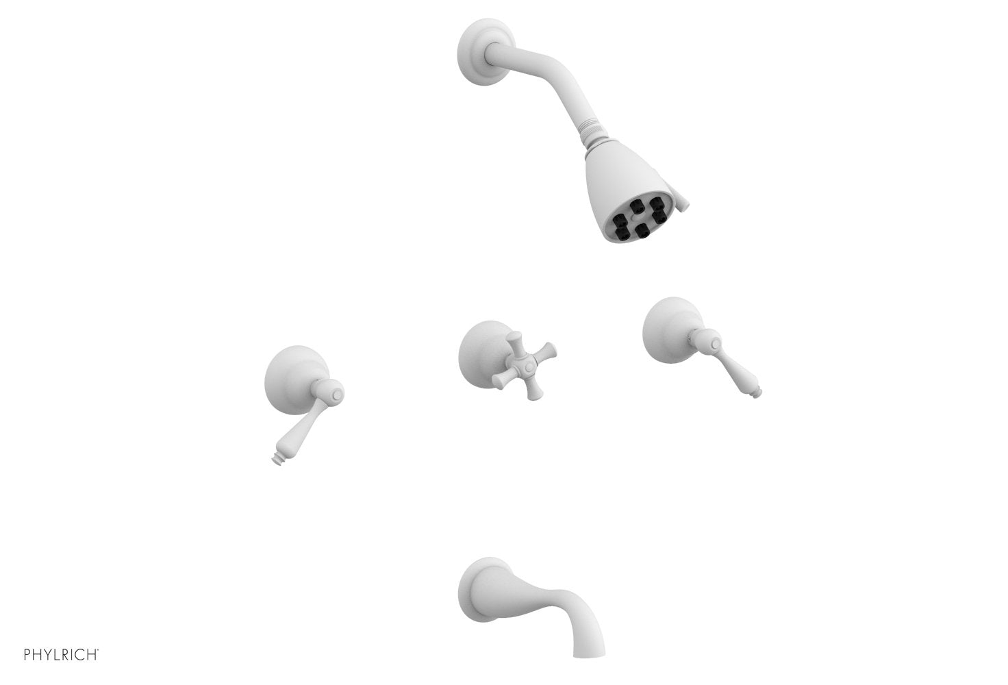 Phylrich REVERE & SAVANNAH Three Handle Tub and Shower Set