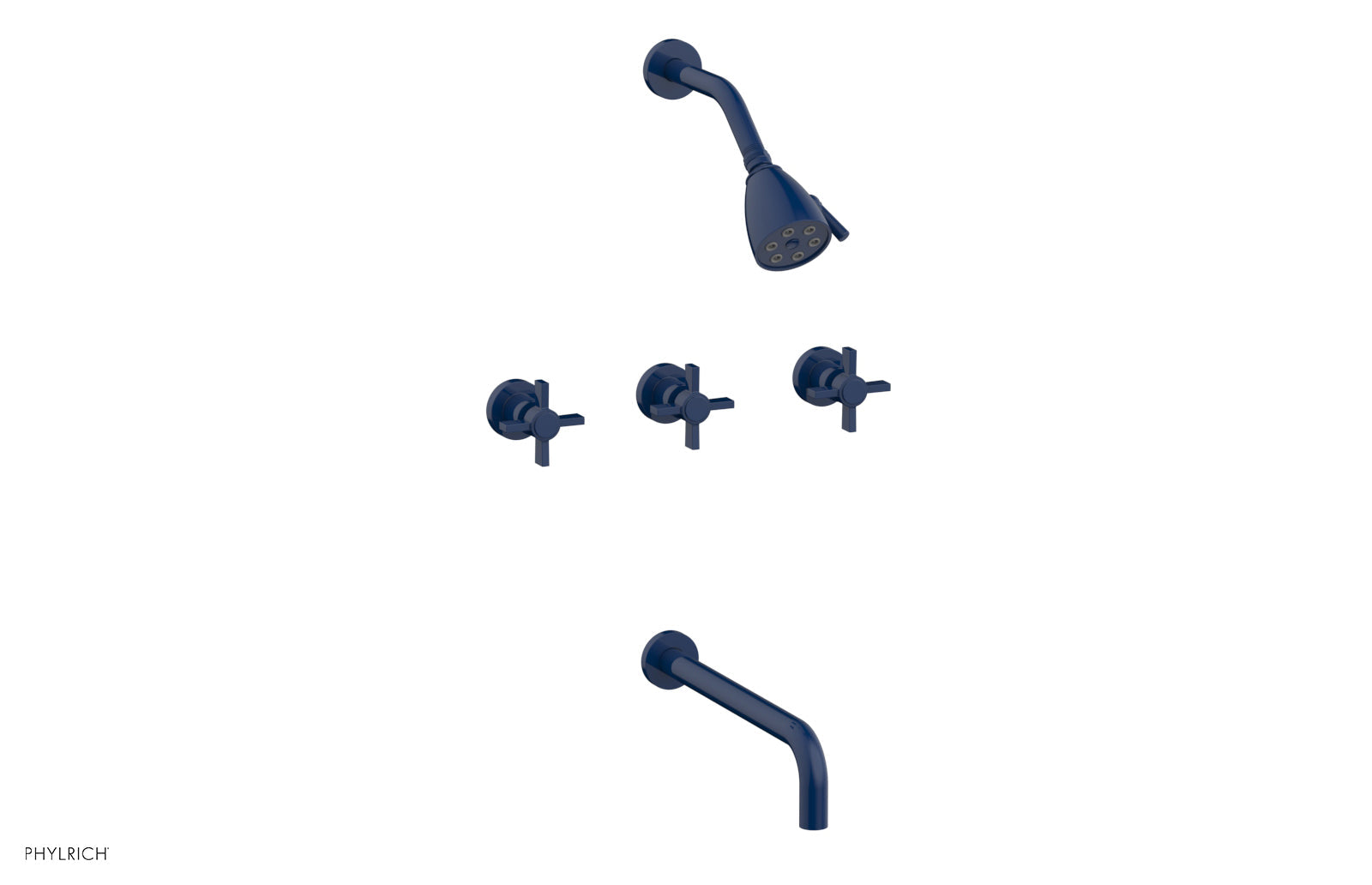 Phylrich BASIC Pressure Balance Tub and Shower Set - 12" Spout
