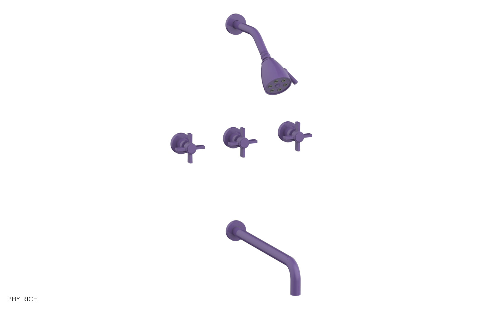 Phylrich BASIC Pressure Balance Tub and Shower Set - 14" Spout