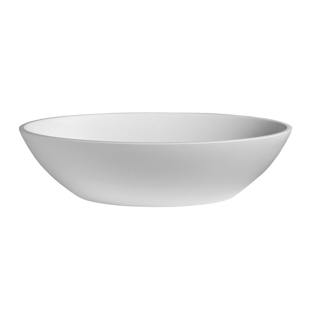 white vessel sink