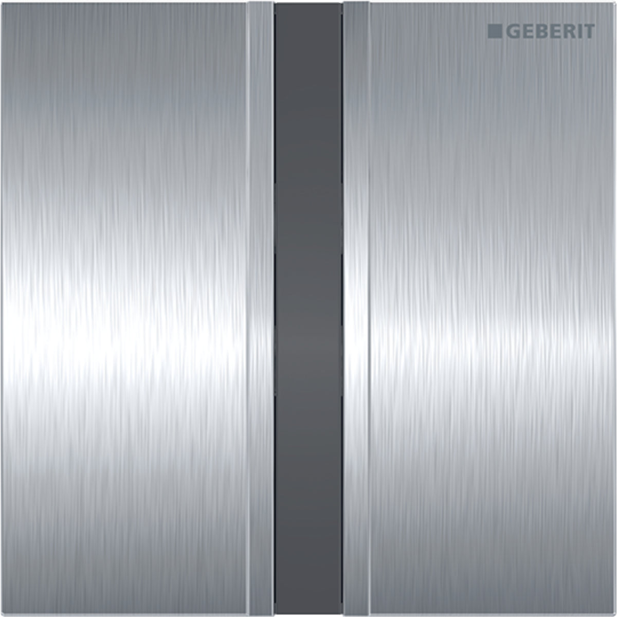 brushed chrome flush control