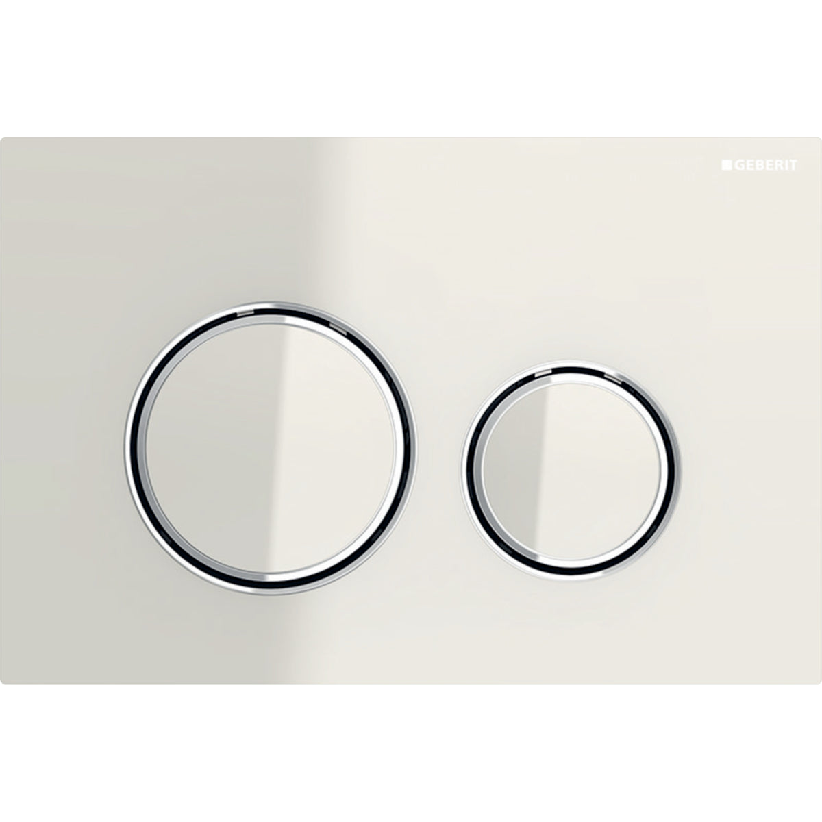Geberit Sigma 21 Actuator Plate for Dual Flush - Chrome Plated