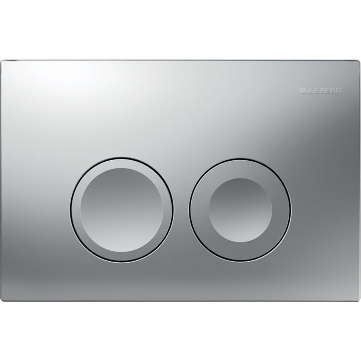 matt chrome actuator plate