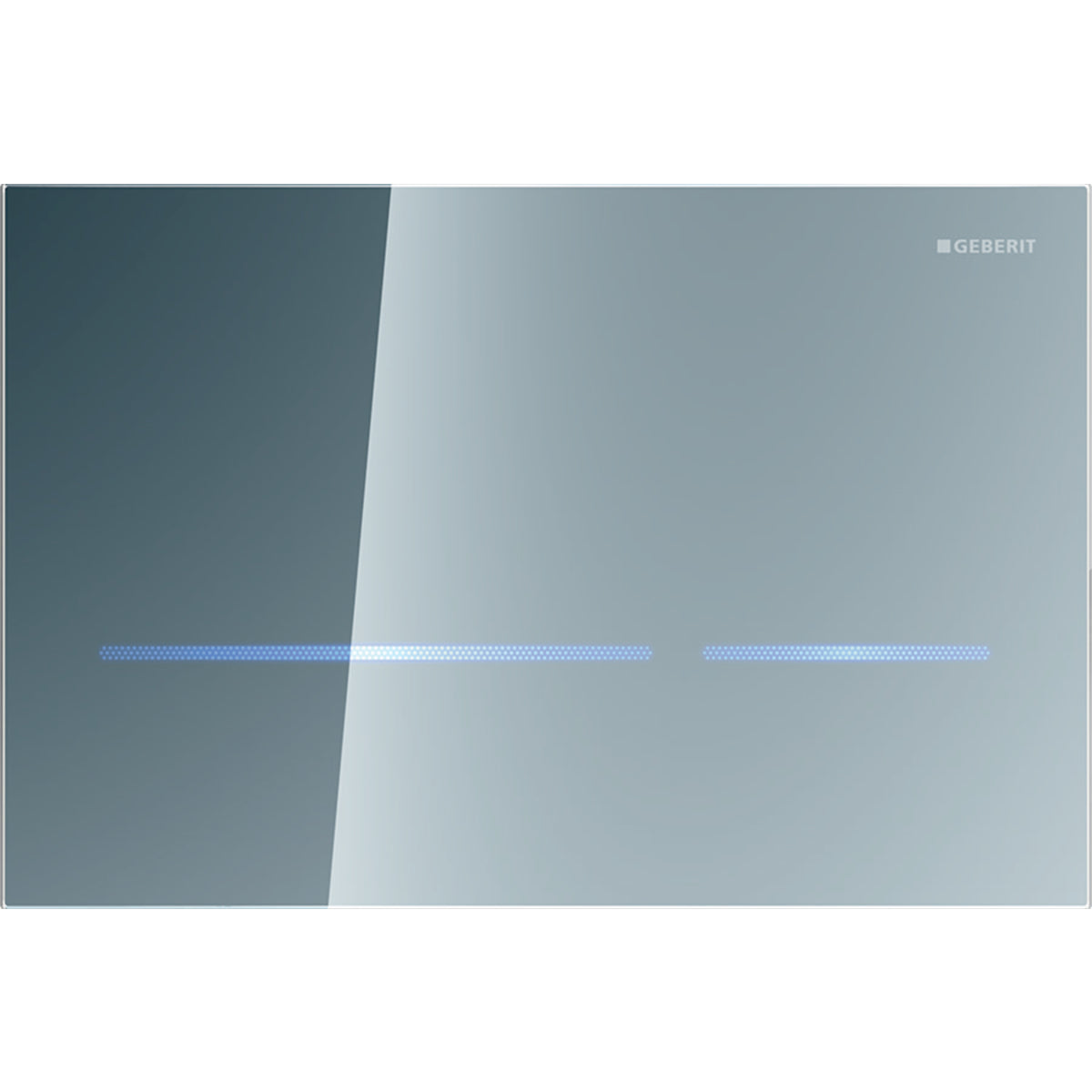 Geberit Toilet Flush Control with Electronic Flush Actuation, Mains Operation, Dual Flush and Sigma 80 Actuator Plate Touchless