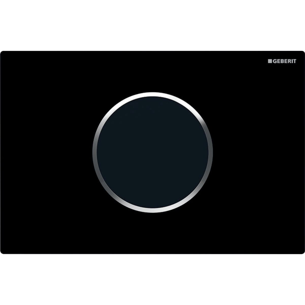 Geberit Toilet Flush Control with Electronic Flush Actuation, Mains Operation, Dual Flush and Sigma 10 Actuator Plate Automatic/Touchless