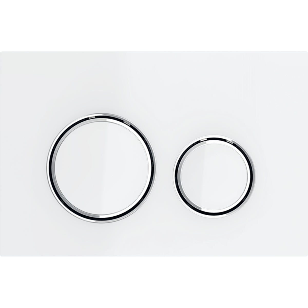 Geberit Sigma 21 Actuator Plate for Dual Flush - Chrome Plated