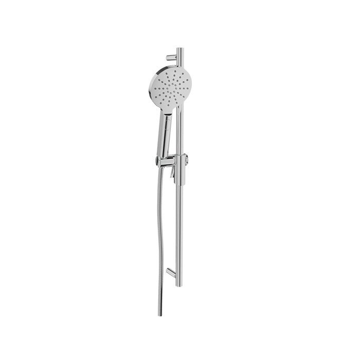 chrome shower bar