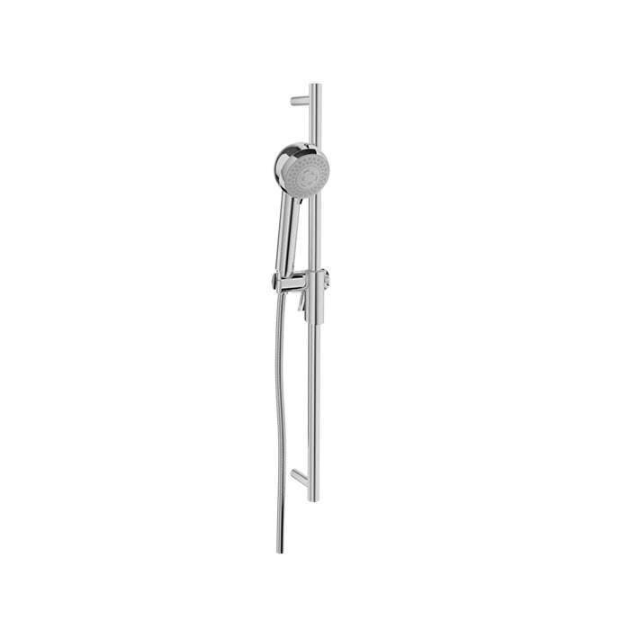 chrome shower bar