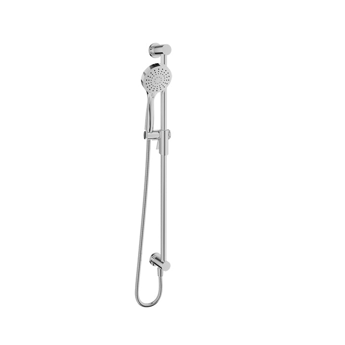 chrome shower bar