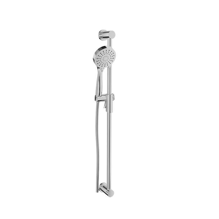 chrome shower bar